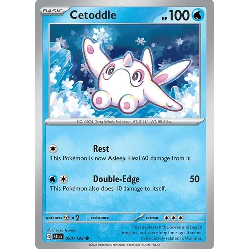 54 - Cetoddle, Paldea Evolved, Pokemon TCG
