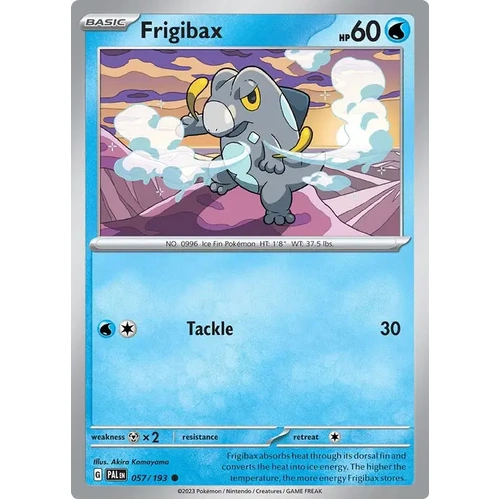 57 - Frigibax, Paldea Evolved, Pokemon TCG
