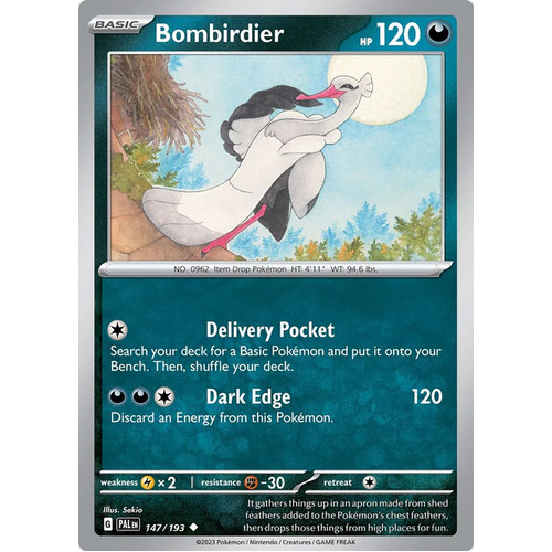 147 - Bombirdier, Paldea Evolved, Pokemon TCG