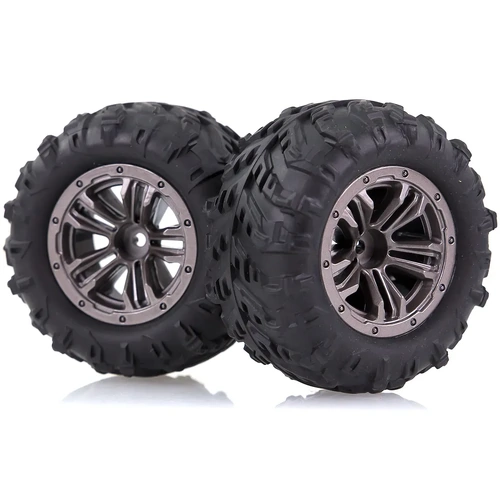 Xinlehong 1.9/2.2" Spirit 9130 Off Road Tyres on Grey Rims - Wheels 2Pcs