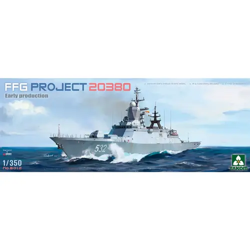 Takom 1/350 Steregushchiy-Class Corvette FFG Project 20380 Early Production Plastic Model Kit - TK6012