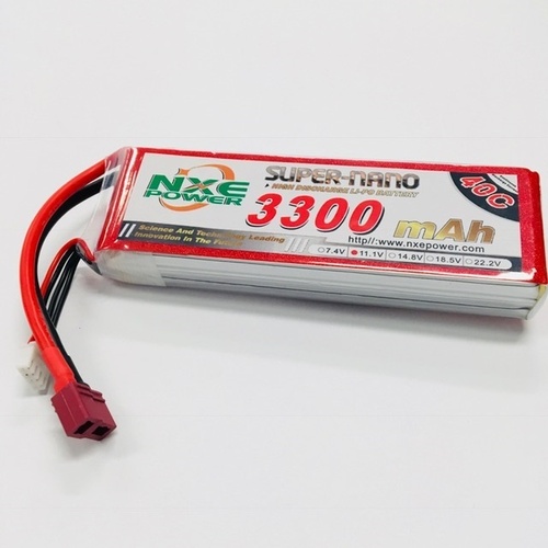 NXE 11.1V 3300Mah 40C Soft Case With Deans - 3300SC403SDEAN