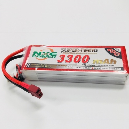 NXE 14.8V 3300Mah 40C Soft Case With Deans Plug - 3300SC404SDEAN