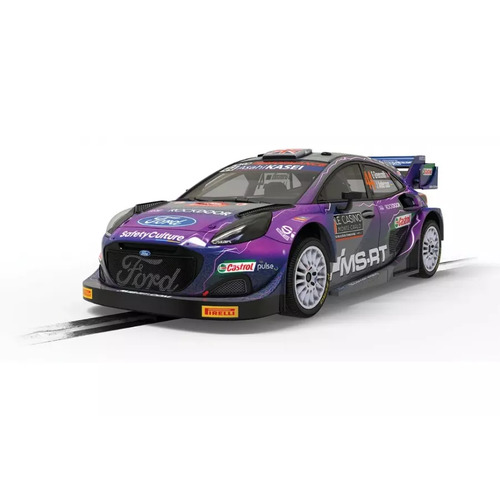 Scalextric 1/32 2022 Ford Puma WRC – Gus Greensmith Slot Car