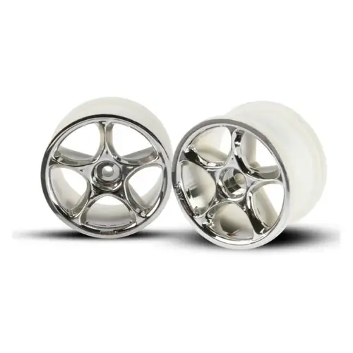 Traxxas 2.2" Tracer Chrome Rims 2Pcs 2472