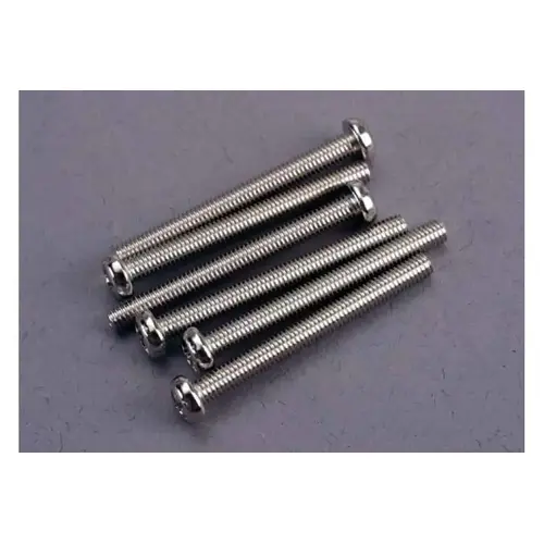 Traxxas 3x30mm Fine Thread Binder Head Screws 6Pcs 2572