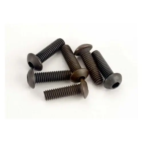 Traxxas 3x10mm Fine Thread Button Head Screws 6Pcs 2577