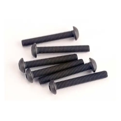 Traxxas 3x20mm Fine Thread Button Head Screws 6Pcs 2580
