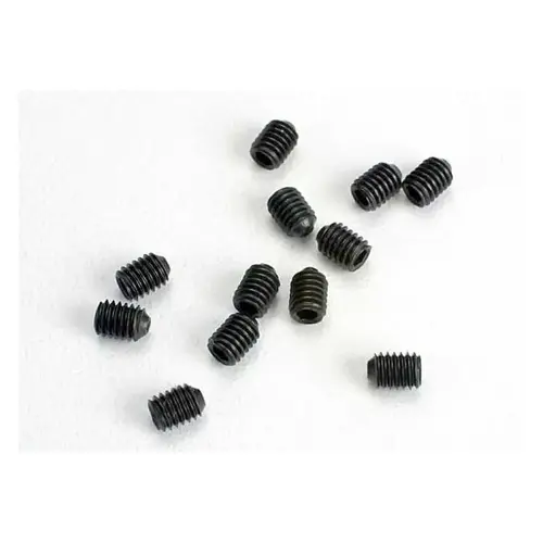 Traxxas 3x4mm Fine Thread Grub Screws 12Pcs 2743