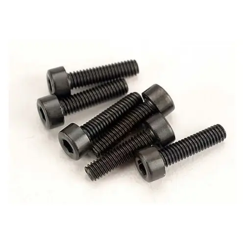 Traxxas 2.5x10mm Fine Thread Cap Head Screws 6Pcs 3229