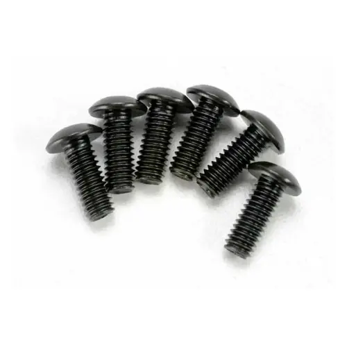 Traxxas 4x12mm Fine Thread Button Head Screws 6Pcs 3937