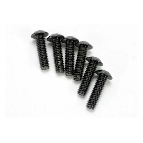 Traxxas 4x14mm Fine Thread Button Head Screws 6Pcs 3938