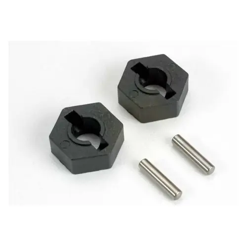 Traxxas 12mm Wheel Hexes 2Pcs w/ Axle Pins 4954