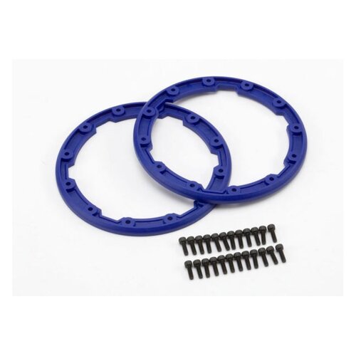 Traxxas Blue Beadlock Style Sidewall Protector w/ Screws 5666