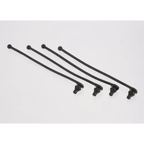 TRAXXAS BODY CLIP RETAINER, BLACK (4)