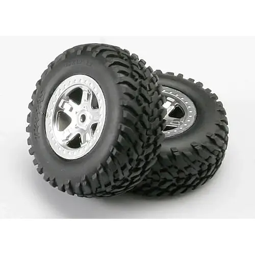 TRAXXAS TYRES AND WHEELS ASSY