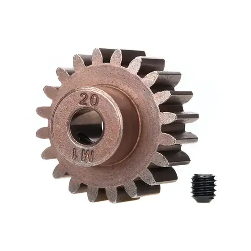 TRAXXAS GEAR, 20T PINION (FITS 5MM SHAFT)/ SET SCREW