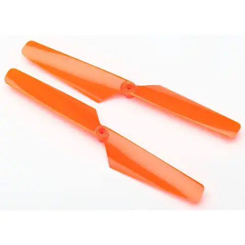 TRAXXAS ROTOR BLADE SET, ORANGE (2) ROTOR BLADE