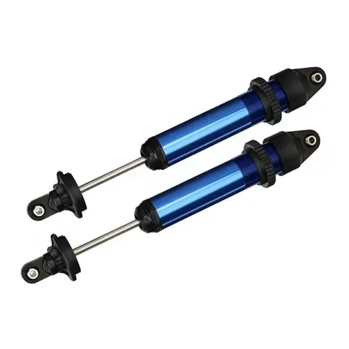 Traxxas X-Maxx Blue Aluminium GTX Shocks Assembled w/o Springs 2Pc 7761