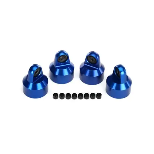 Traxxas Blue Aluminium GTX Shock Caps w/ Spacers 7764A