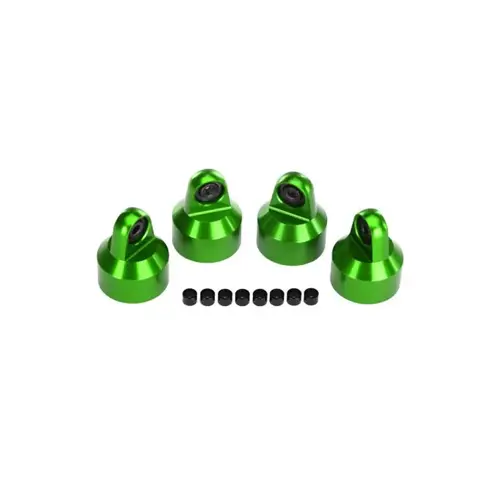 Traxxas Green Aluminium GTX Shock Caps w/ Spacers 7764G