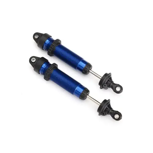 Traxxas UDR Blue Aluminium Front 134mm GTR Threaded Shocks Assembled w/ Shock Oil 2Pcs 8450X