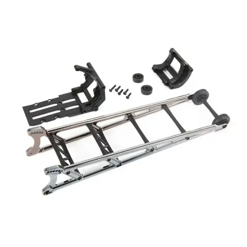 Traxxas Black Chrome Complete Adjustable Wheelie Bar w/ Mount 9460X