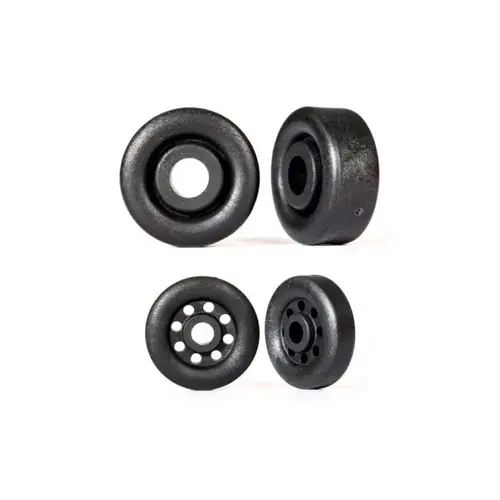Traxxas Black Wheelie Bar Wheels 4Pcs 9461