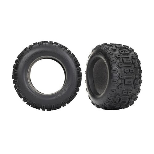 Traxxas 3.8" Sledgehammer Tyres w/ Foam Inserts 2Pcs 9670