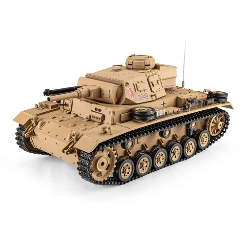 Heng Long German Panzer III Type H RC Tank Electric Tracked 1/16 Scale RTR