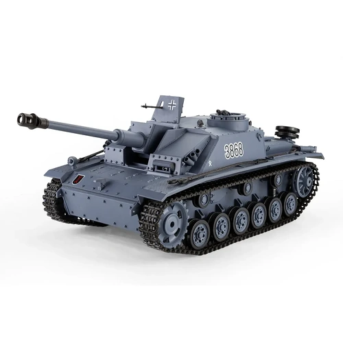 Heng Long German StuG III Ausf. "Sturmgeschtz" (F8 Type) RC Tank Electric Tracked 1/16 Scale RTR