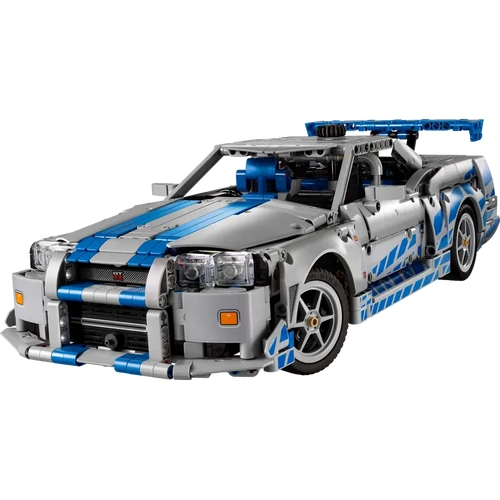 Lego 2 Fast 2 Furious Nissan Skyline GT-R (R34) Car 42210
