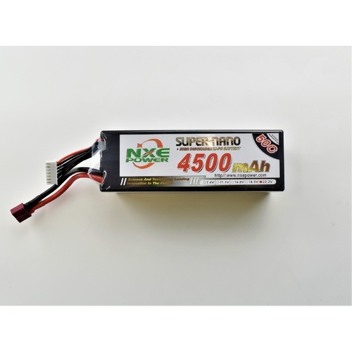 NXE 4500mah 50C 6S Hard Case 48*47*138mm Deans 22.2v - 4500HC506SDEAN