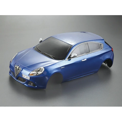 Killerbody 1/10 2010 Alfa Rome Giulietta Metallic Blue Painted Body Shell w/ Light Bucket Assembly