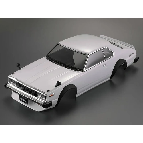 Killerbody 1/10 1977 Skyline Hardtop 2000 GT-ES Whte Painted Body Shell w/ Decals