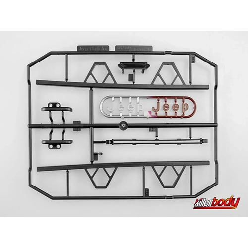 Killerbody 1/10 Sidestep & Tailgate Parts Set