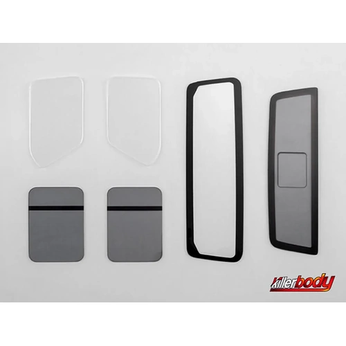 Killerbody 1/10 Transparent Windows Parts Set