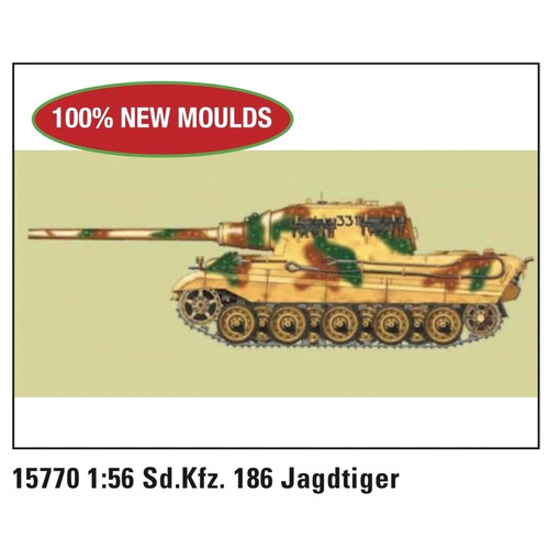 Italeri 1/56 Sd Kfz 186 Jagdtiger