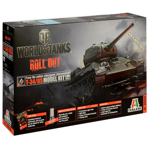 Italeri 36509 World Of Tanks T-34/85 New Edition