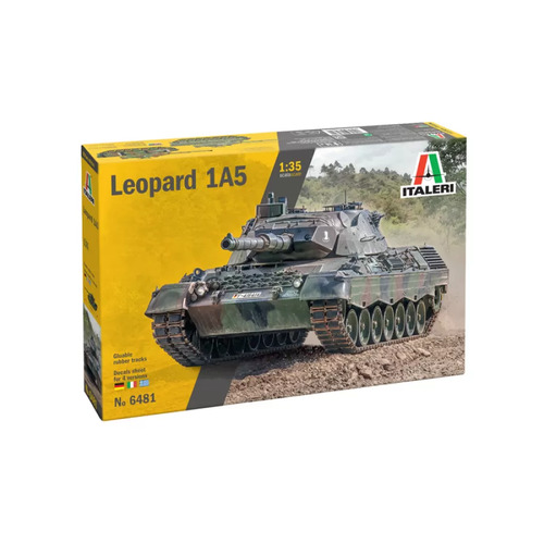 Italeri 1/35 Leopard 1 A5 Tank Scaled Plastic Model Kit