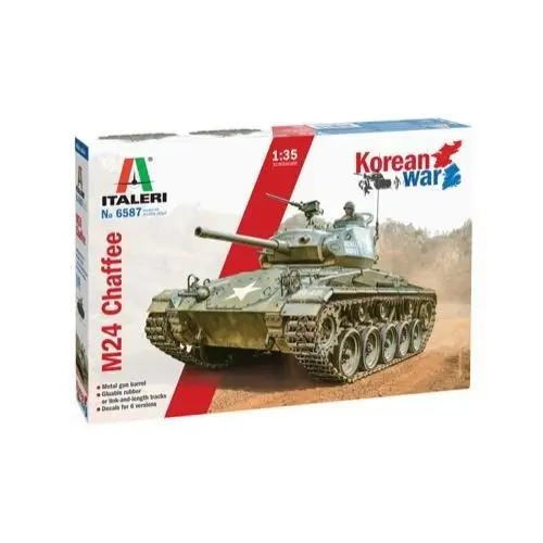 Italeri 6587S 1/35 M24 Chaffee Korean War Plastic Model Kit