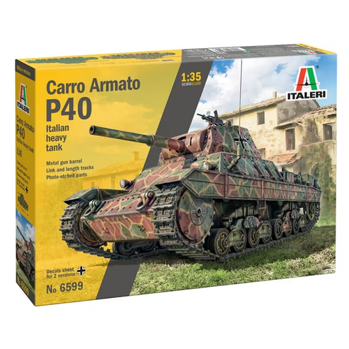 ITALERI 1/35 CARRO ARMATO P40 PLASTIC MODEL KIT