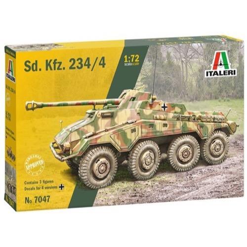 Italeri 1/72 Sd Kfz 234/4 Plastic Model Kit