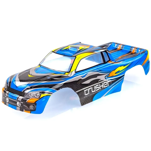 HSP 1/10 Crusher Truck Painted Blue Body Shell