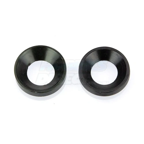 Rovan 6x12x2.5mm Black Aluminium Countersunk Washers 2Pcs