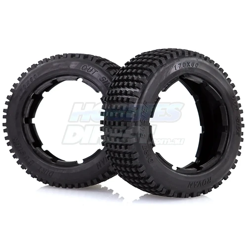 Rovan 4.7/5.5" Baja 5B Front Dirt Buster Tyres 2Pcs