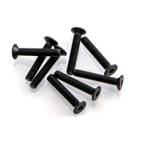 HSP 3x18mm Fine Thread Countersunk Head Screws 8Pcs