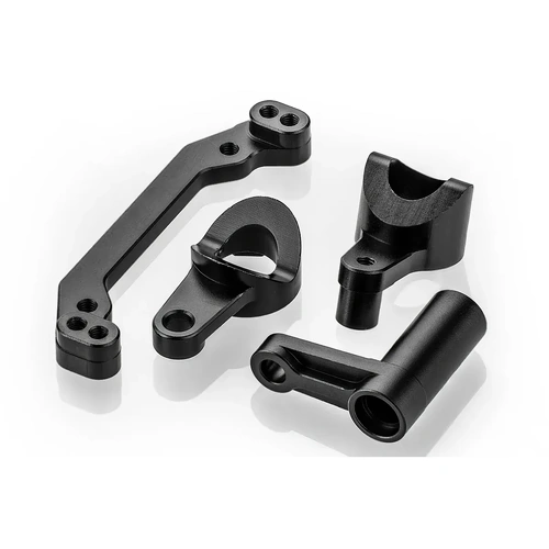 HSP Black Aluminium Servo Saver Set