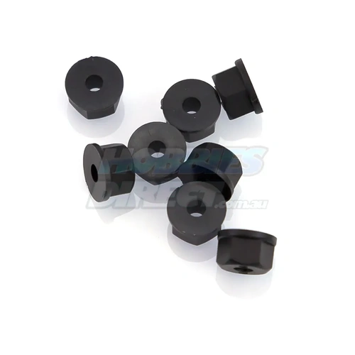 RPM Black 3.5mm Nyloc Nuts 8Pcs