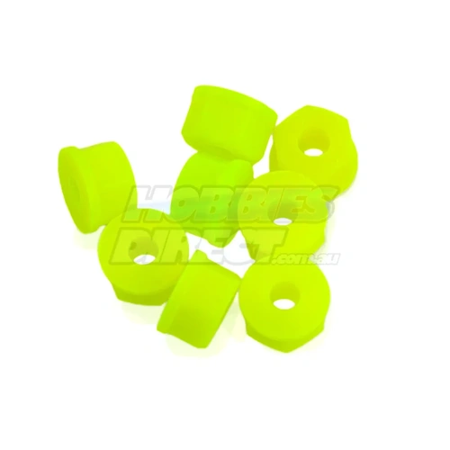 RPM Yellow 4mm Nyloc Nuts 8Pcs